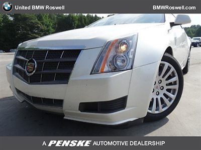 Cadillac : CTS 2dr Coupe RWD 2 dr coupe rwd low miles automatic gasoline 3.6 l v 6 cyl white diamond tricoat