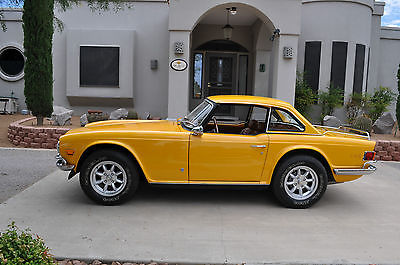 Triumph : TR-6 Roadster with both tops Gorgeous 1974 Triumph TR6.  Inca Yellow with matching hardtop and new softtop.