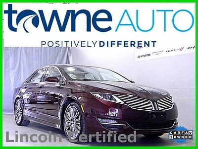 Lincoln : MKZ/Zephyr Certified 2013 used certified turbo 2 l i 4 16 v automatic awd sedan premium moonroof