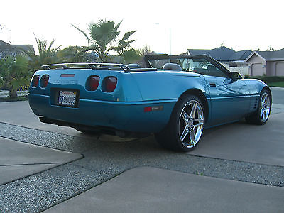 Chevrolet : Corvette Convertible with Suspension Package 1994 corvette convertible good condition new wheels and tires metallic blue