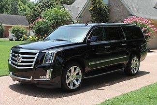 Cadillac : Escalade ESV 4WD Luxury One Owner Rear Seat Entertainment 22's Free Maintenance from GM