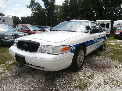 Ford : Crown Victoria 2003 Ford Crown Victoria Police Interceptor Sedan  2003 ford crown victoria police interceptor sedan low mile 4.6 l fast low reserve