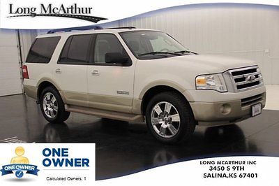 Ford : Expedition Eddie Bauer Rear DVD Heated Leather Sunroof 2008 eddie bauer certified v 8 1 owner moonroof cruise auto headlights