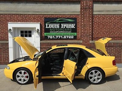 Audi : S4 2.7T 2001.5 super rare imola yellow fully serviced west coast history 4 new tires
