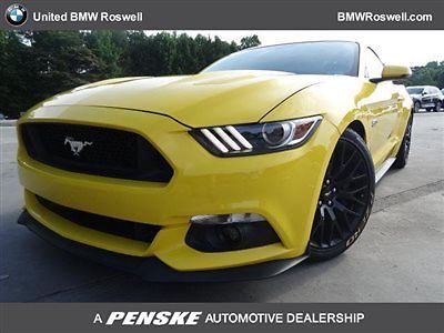 Ford : Mustang 2dr Fastback GT 2 dr fastback gt low miles coupe manual gasoline 5.0 l 8 cyl yellow