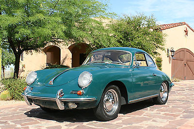 Porsche : 356 356B Coupe Exceptional 1960 Porsche 356B T5 Coupe-Rare Fjord Green.