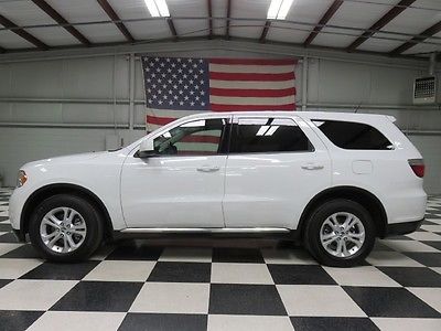 Dodge : Durango SXT AWD 1 owner white v 6 all wheel drive warranty financing cloth 3 rd row touch screen