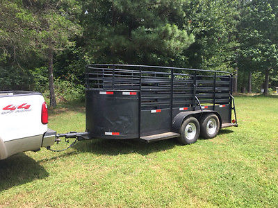 14ft  Stock Trailer Livestock Cattle Horse in Excellent Condition!!!!! utility