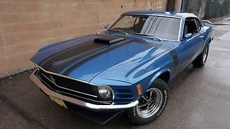 Ford : Mustang BOSS302 #'s MATCHING SHAKER MARTI REPORT FACTORY TACH NEW MAGNUMS NEW PAINT MAKE OFFER