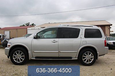 Infiniti : QX56 Base Sport Utility 4-Door 2008 used 5.6 l v 8 automatic suv 1 owner leather loaded sunroof nav dvd 4 x 4 clean