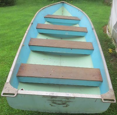 DURA NAUTIC 14 Foot Aluminum Fishing Boat Vintage 1960-70's Zip code (08865)