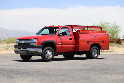 Chevrolet : Silverado 3500 MONEY BACK GUARANTEE 2003 chevrolet silverado 3500 hydraulic liftgate utility work tommy gate