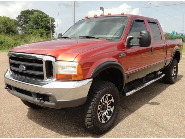 Ford : F-250 LARIAT 4WD 4X4 OFF ROAD 7.3 POWERSTROKE DIESEL NAVIGATION Big Tires LEATHER Nerf Bars SPRAY-IN BEDLINER Turnover Ball LOADED