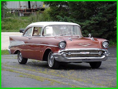 Chevrolet : Bel Air/150/210 UNMELOSTED-2 OWNER-ALL ORIGINAL TRI FIVE-SEE VIDEO 1957 unmelosted 2 owner all original tri five see video chevrolet bel air 55 56