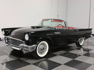 Ford : Thunderbird SLICK BLACK BABY BIRD, BOTH TOPS, STRONG 312 V8, FORD-O-MATIC, PWR STEERING, A/C