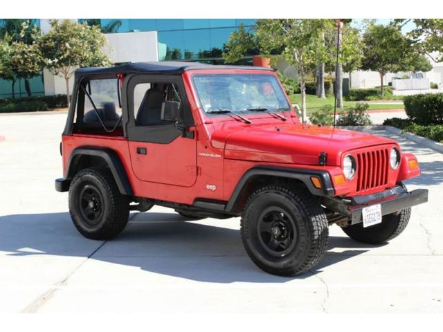 Jeep : Wrangler SE 2dr 4X4 S SE 2dr 4X4 S Manual SUV Bumper Detail - Rear Step Bumper Front Airbags - Dual