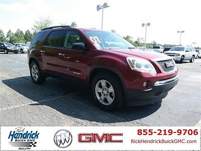 GMC : Acadia FWD 4dr SLE FWD 4dr SLE SUV Automatic Gasoline 3.6L V6 Cyl Red Jewel Tintcoat