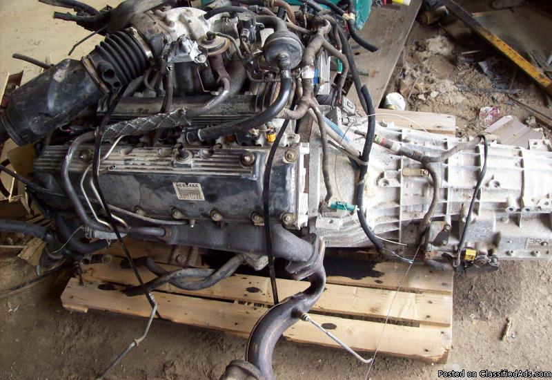 1999 Ford V10 Motor and Transmission, 0