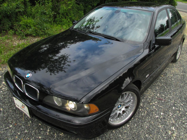 BMW : 5-Series 530iA 4dr Sd 02 bmw 530 i sport 60 pics black leather clean autocheck premium cold weather