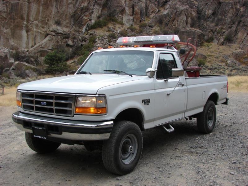 1995 Ford F350 XL 4x4 with Fire Unit