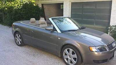 Audi : Cabriolet 2 door coupe low mileage on this clean 2003 Audi Cabriolet Convertible