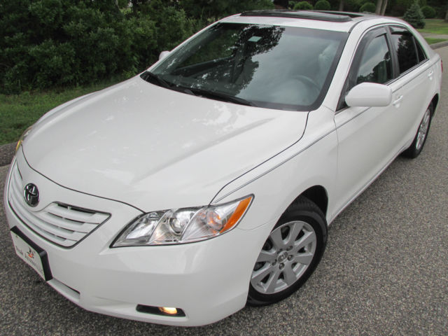 Toyota : Camry XLE V6 08 camry xle v 6 73 k miles 60 pics leather warranty moonroof auto white high mpg