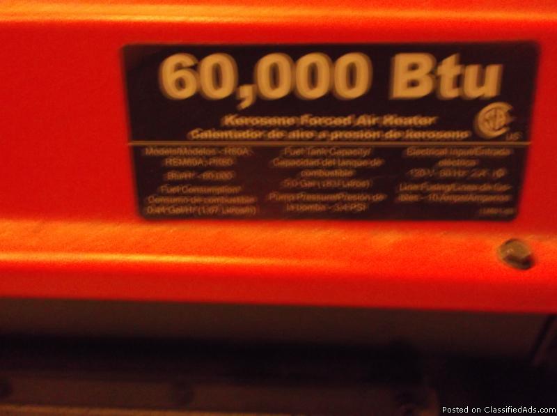 Reddy Heater 60,000 BTU