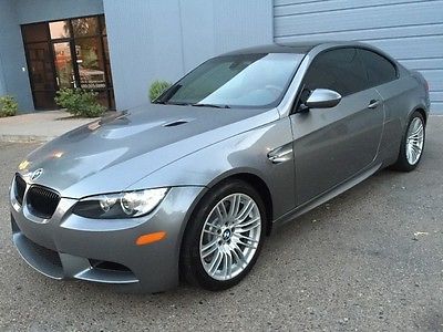 BMW : M3 Coupe 6spd Rare Car 6spd Manual Space Grey over Fox Red Rare Car LOW 22k Miles 2012 2014