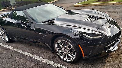 Chevrolet : Corvette z51 3LT 2014 chevrolet corvette z 51 3 lt 7 spd with suede convertible c 7 chrome wheels nav