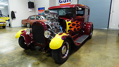 Ford : Model A Hot Rod 1928 ford tudor w supercharger