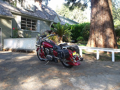 Kawasaki : Vulcan 2003 vuclan drifter 1500 cc red