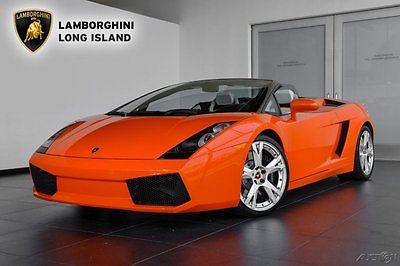 Lamborghini : Gallardo Spyder 2008 lamborghini gallardo spyder orange 2 dr awd 5 l v 10 50 v