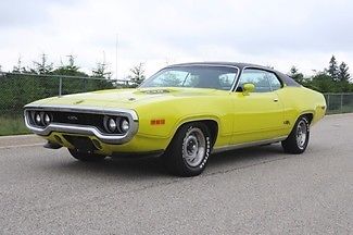 Plymouth : GTX 1971 plymouth gtx 2 door hardtop numbers matching 440 v 8 and tranny 3 rd owner