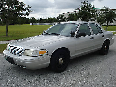 Ford : Crown Victoria DELUXE CLOTH SEATS 67 k miles 2007 crown vic p 71 police interceptor clean florida factory silver car