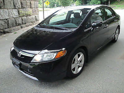 Honda : Civic EX-L 2008 honda civic ex l sedan with leather interior one owner