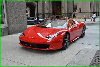 Ferrari : 458 Base Convertible 2-Door 2013 used 4.5 l v 8 32 v automatic rwd convertible premium