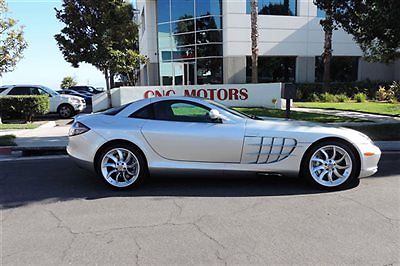 Mercedes-Benz : SLR McLaren SLR McLaren 2dr Coupe 5.5L 2005 mercedes benz slr mclaren slr coupe 5.5 l crystal laurite silver with red