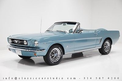 Ford : Mustang Pony Interior 1966 ford mustang convertible beautiful nut and bolt restored ponycar