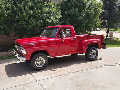 Ford : F-100 1970 Custom 4x4  1970 ford f 100 pickup nut bolt resto rare 4 x 4 short narrow step side bed