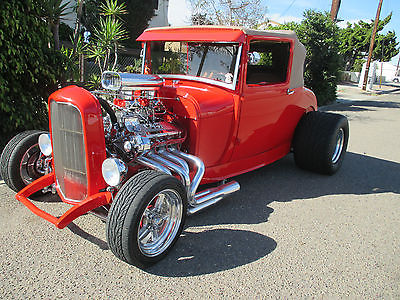 Ford : Model A Sport coupe 1929 ford model a hot rod amazing over the top build best of the best