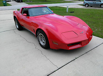 Chevrolet : Corvette 1980 corvette with t top automatic many new parts included