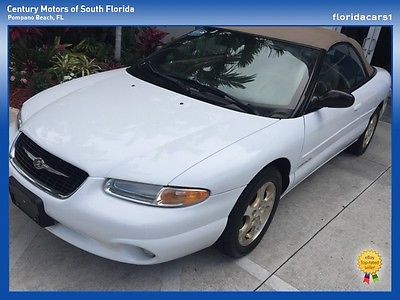 Chrysler : Sebring LOW MILES Jxi Clean Car-Fax 2 Owners CLEAN CAR-FAX NON SMOKER DEPENDABLE CONVERTIBLE LEATHER LOW MILES