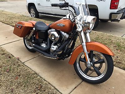 Harley-Davidson : Dyna 2014 hd fld like new condition amber whisky upgrades convertible