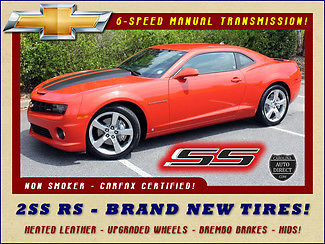 Chevrolet : Camaro 2SS RS - INFERNO ORANGE - 6SP MANUAL NEW TIRES-HEATED LEATHER- UPGRADED WHEELS-BOSTON ACOUSTICS SOUND-HID HEADLIGHTS!