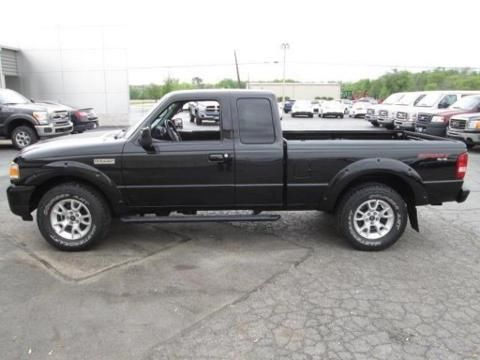 2010 FORD RANGER 4 DOOR EXTENDED CAB LONG BED TRUCK, 2