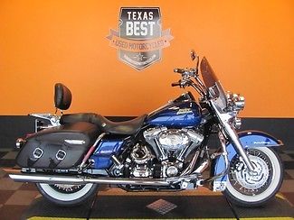 Harley-Davidson : Touring 2007 used two tone blue harley davidson road king classic flhrc chrome exhaust