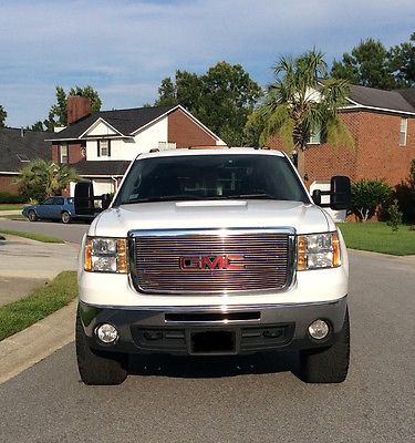 GMC : Sierra 2500 SLT White with black interior, Clean title, no accidents
