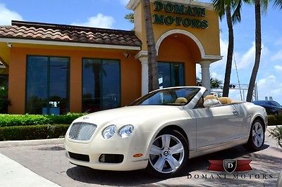 Bentley : Continental GT GTC Convertible 2-Door ONLY 12K MILES!! Beautiful Two-Tone Interior with Magnolia Exterior Paint