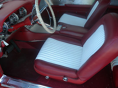 Ford : Thunderbird 2 door coupe 1962 ford thunderbird red and white interior with nice exterior paint good car