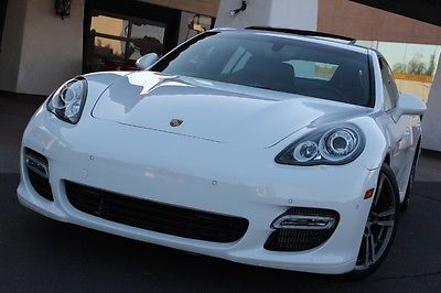 Porsche : Panamera Turbo 2011 porsche panamera turbo beautiful carrera white loaded 1 owner must see